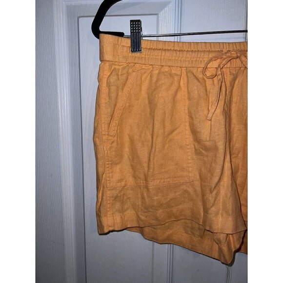 NWT J. CREW Factory Shorts  Womens Linen Blend Drawstring Size Small - Picture 2 of 10